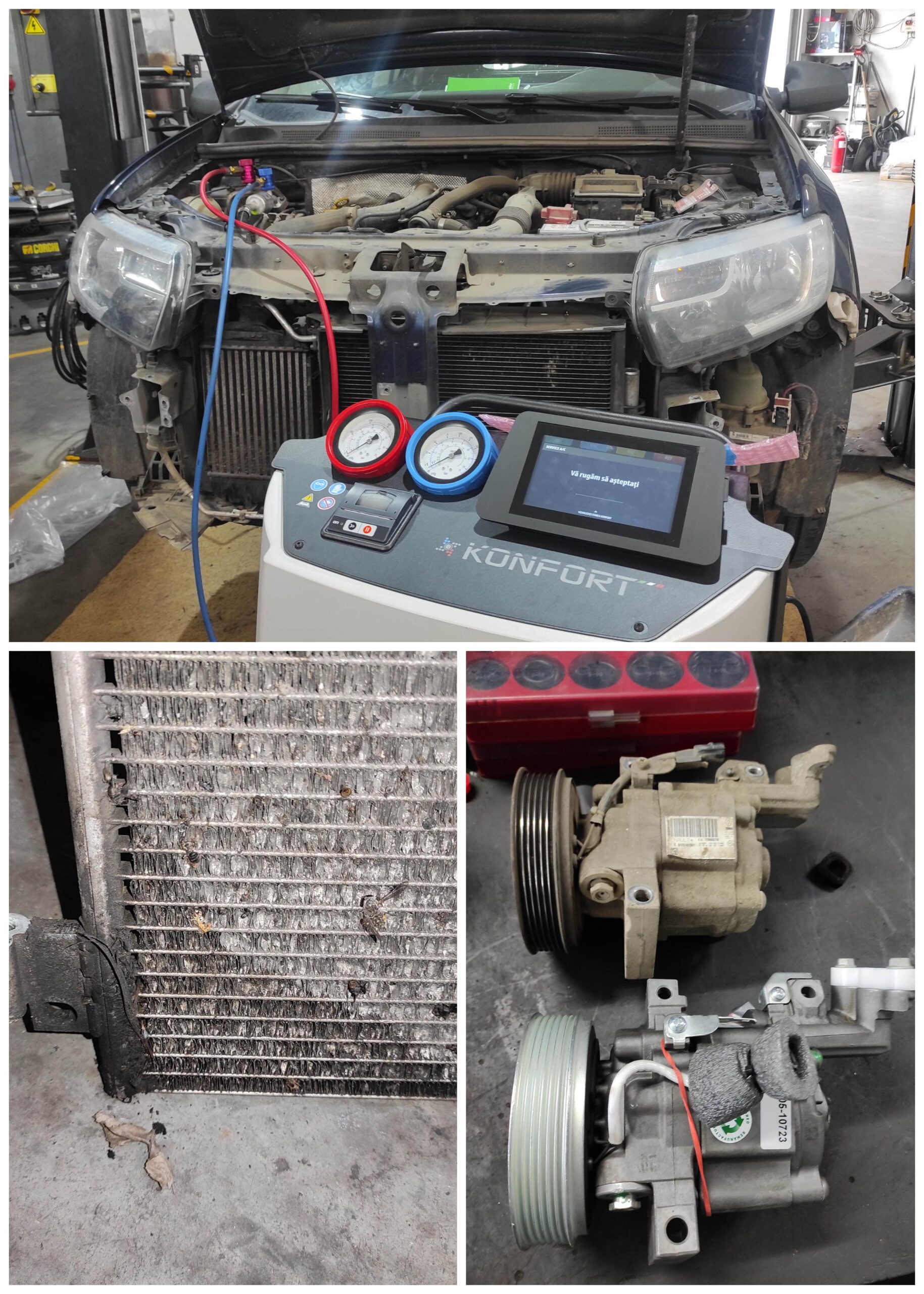 DACIA DUSTER 1,5D - REPERATIE SISTEM AC