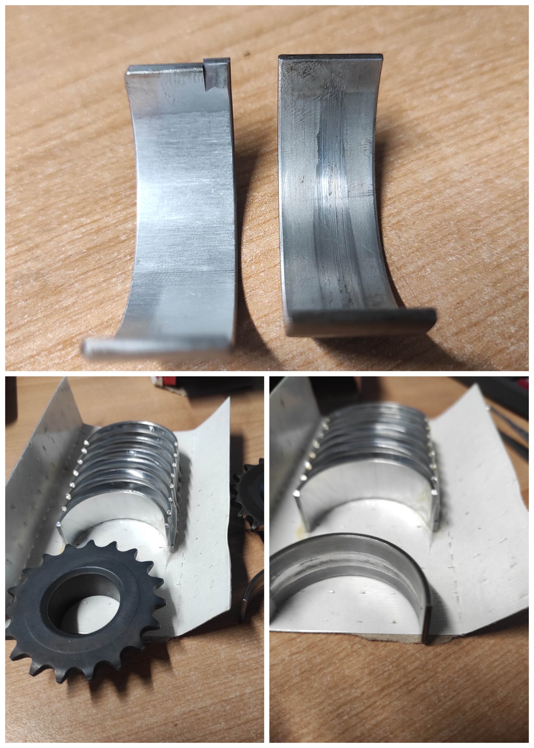 DACIA LOFAN 1,6B - CUZINETI SI PINIOANE POMPA ULEI